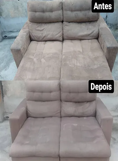 Limpeza de Sofá no Horto Florestal