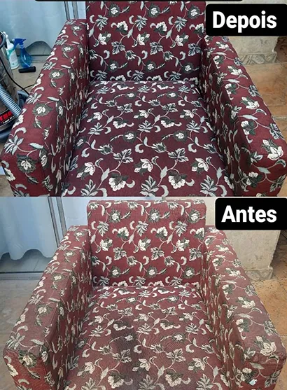 Limpeza de Sofá no Horto Florestal
